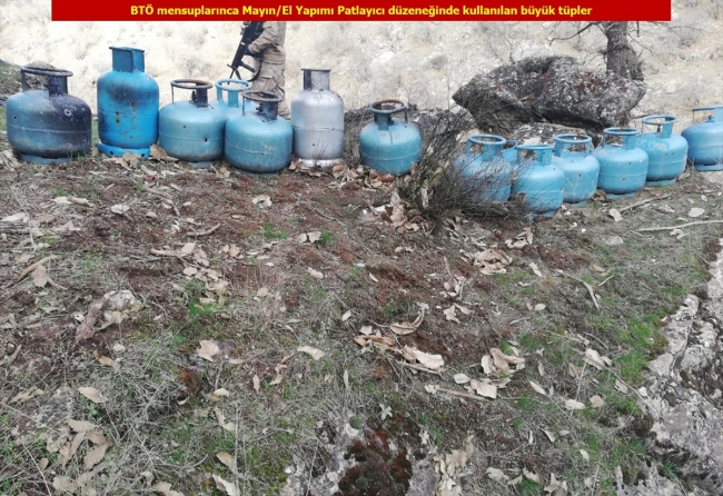 Diyarbakır'da terör örgütüne ait mühimmat imha edildi